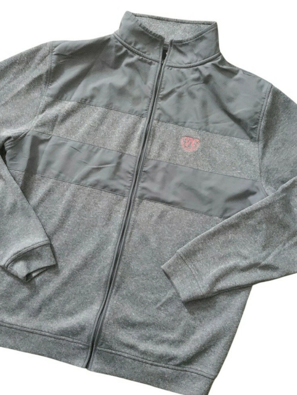 Footjoy Ribbed Flatback Zip Golf Jacket Knit Fleece Wanango